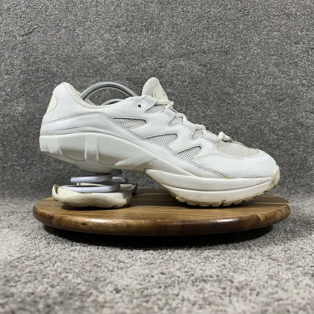 Z-Coil Freedom Classic Mens Sz 10 White Coil Spring Heel Therapeutic Shoes Used